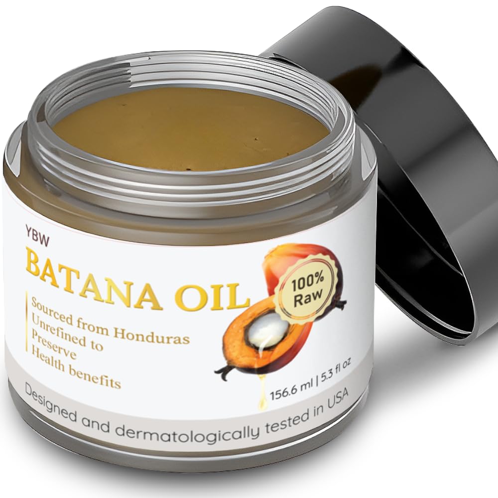 Dr. Sebi 100% Natural, Unrefined and Organic Batana Oil from Honduras for Hair Growth