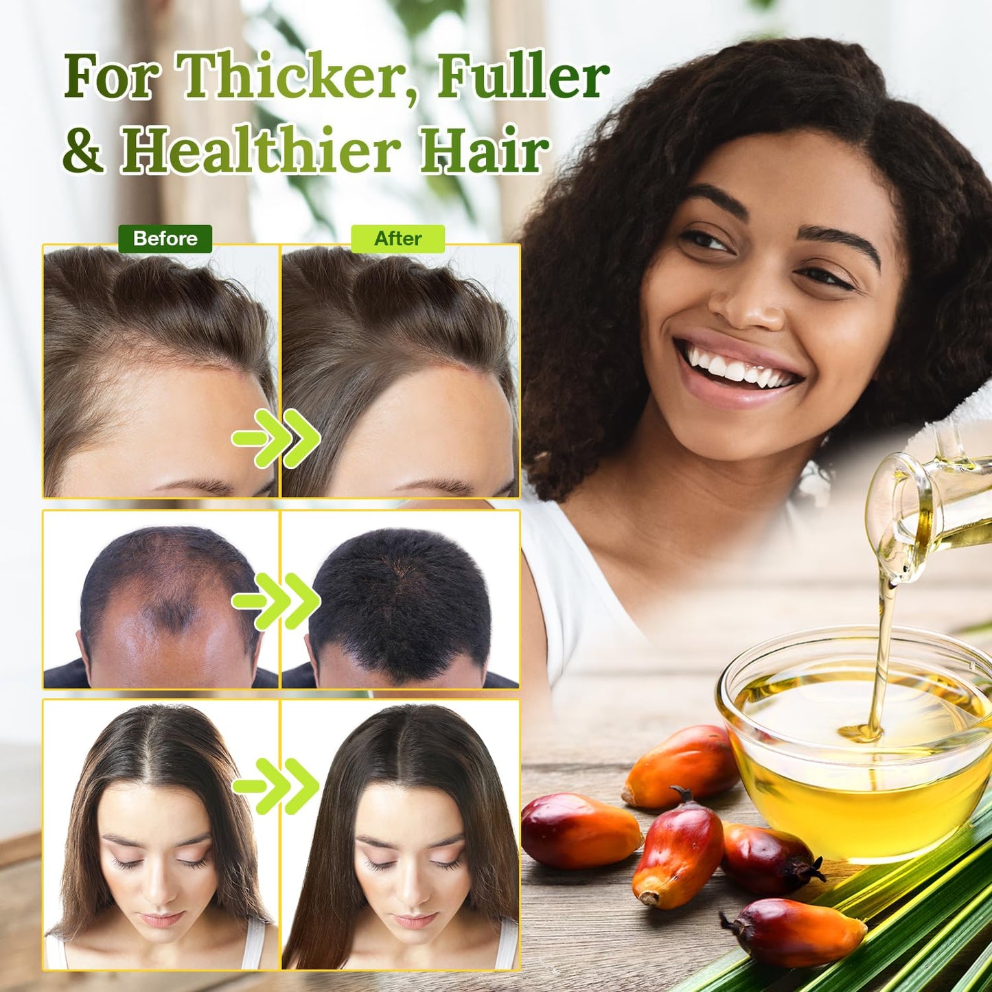 Dr. Sebi 100% Natural, Unrefined and Organic Batana Oil from Honduras for Hair Growth