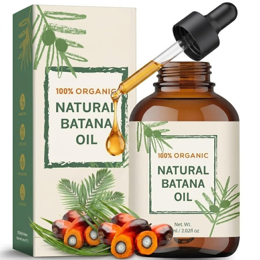 Raw Batana Oil for Hair Growth from Honduras, Dr. Sebi Hair Oil 100% Natural and Pure Nourishment