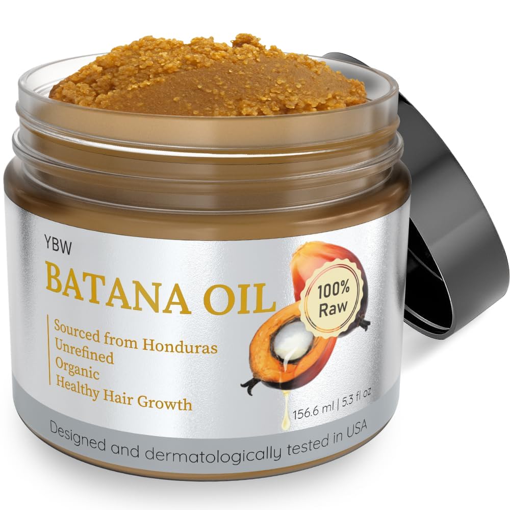 Dr. Sebi 100% Natural, Unrefined and Organic Batana Oil from Honduras for Hair Growth